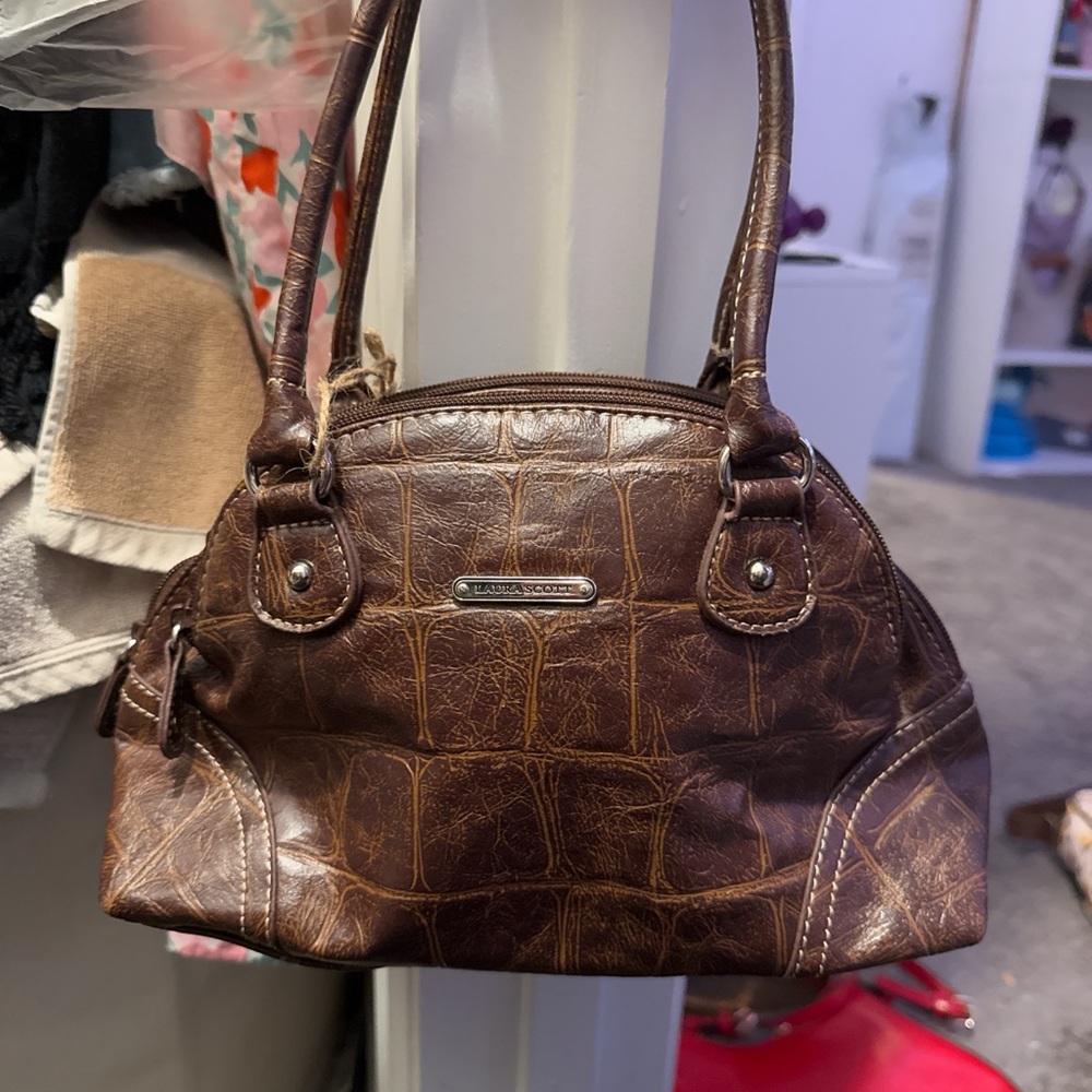 Brown Leather Handbag